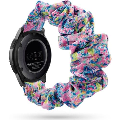 Solo loop Strap For Samsung Galaxy watch active 2 46mm 42mm Gear S3 Frontier 20/22mm bracelet Huawei watch GT/2 pro watch band