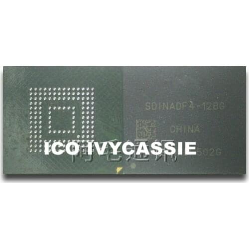 SDINADF4-128G EMMC EMCP UFS 128GB eMMC 5.1 BGA153 NAND Flash Memory IC Chip Soldered Ball