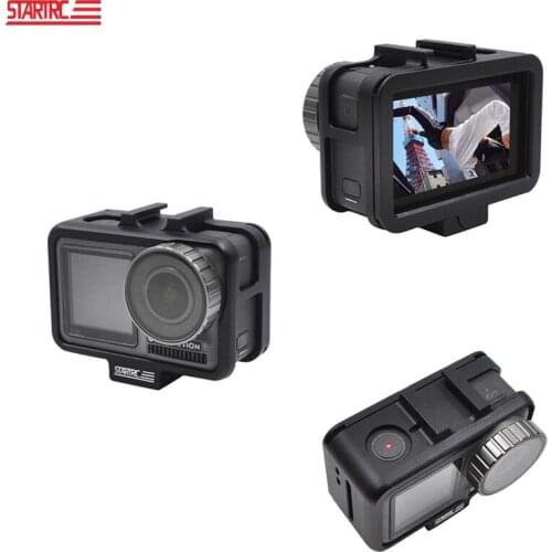 STARTRC OSMO Action Camera CNC Aluminum Frame Case Housing Border Protective Shell Case Accessories for DJI OSMO Action Camera