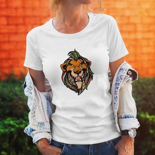 Women T-Shirts Summer New Products Lion King Disney Printing Comfortable Dropship Harajuku Fashion Outdoor T Shirts Female Trend