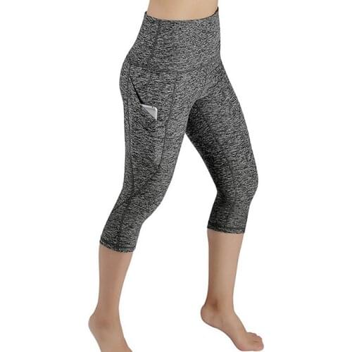 Womens High Waisted Yoga Pants Fitness Leggings Workout Gym Sports Trousers AU