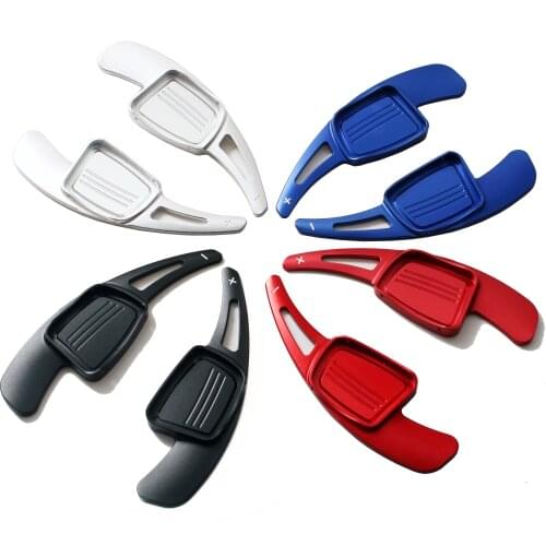 1 Pair Aluminum Car Steering Wheel Gear Shift Paddle Shifters For Audi A3 / S3 facelift A5 S5 2017 A4 B9 Q7 2016-2017 TT TTS