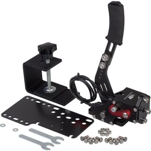 Aluminum USB Handbrake for SIM Racing Games Logitech g25/g27/g29 T500 FANATEC DIRT RALLY with Plate and Clamp