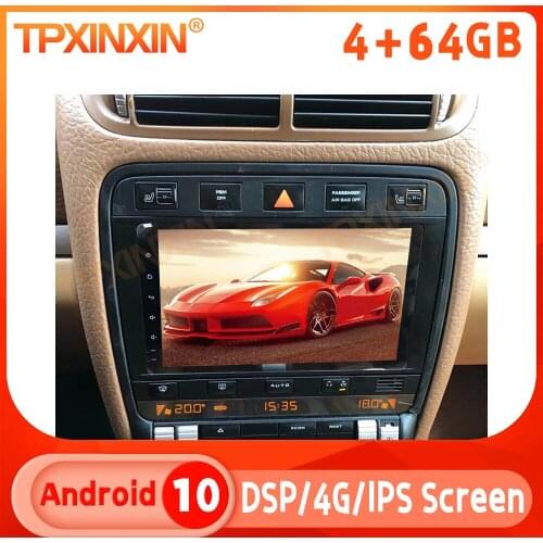 For Porsche Cayenne 2006-2010 Android 10.0 Car Radio Multimedia Player GPS Navigation Auto Stereo Recoder Head Unit DSP Carplay