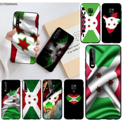 Burundi Flag Phone Case for Huawei P40 P30 P20 lite Pro Mate 30 20 Pro P Smart 2020 prime