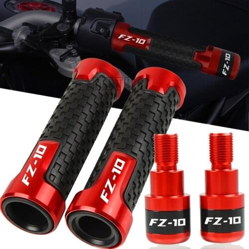 For YAMAHA MT-10 FZ-10 MT10 FZ10 2016 7/8" 22mm Handlebar Hand Grips Motorcycle CNC Handle Bar Ends Cap Weight Plugs Slider