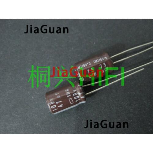 50pcs new NIPPON KMQ 100V47UF 8x11.5mm NCC electrolytic capacitor 47UF/100V CHEMI-CON kmq 470uf 100v