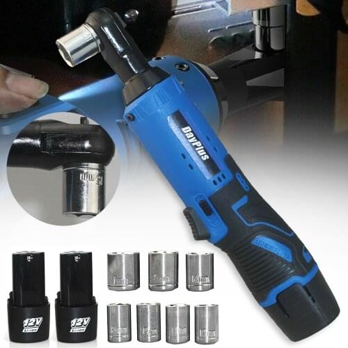 Cordless Ratchet Right Angle Wrench Impact Power Tool Adjustable Wwrench Set Ccar Tools for Auto Repair Cordless Power Tools Set