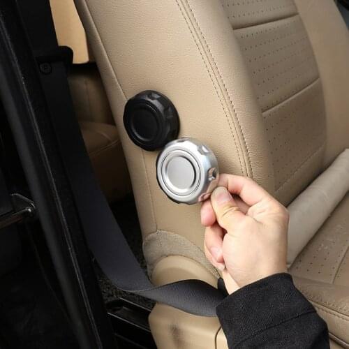For Land rover Discovery 3 LR3 2004-2009 Discovery 4 ABS chrome Car Seat backrest adjustment knob cover Stickers Car Accessories