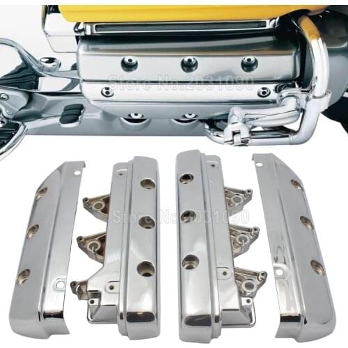 Chromium Cylinder Spark Plug Kit case For Honda GL1800 Goldwing 2001-2017 03 04 05 06 07 GL1800