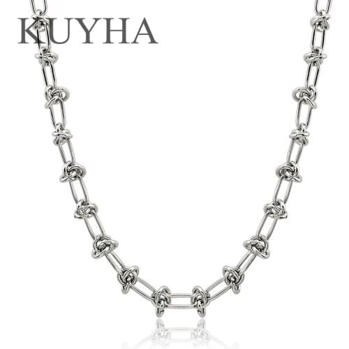 Personalizec custom shiny sliver necklace with bracelet set fashion women punk jewelry