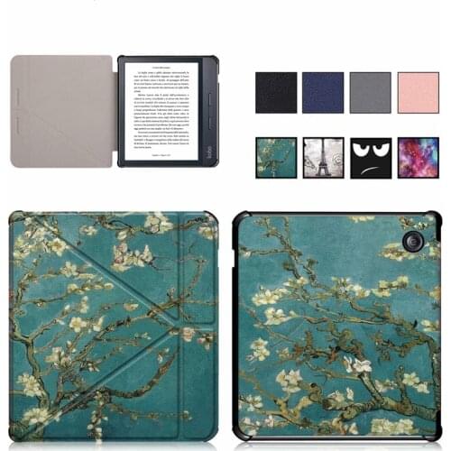 PU Leather Fold Magnetic Stand Cover for Kobo Libra H2o Tablet Case for Kobo Libra H20 7-inch 2019 Case