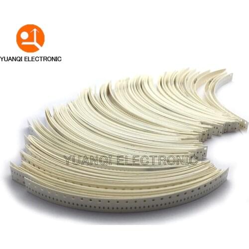 0402 SMD Resistor Kit Assorted Kit 10ohm-910kohm 5% 80valuesX25pcs=2000pcs Sample Kit Sample bag