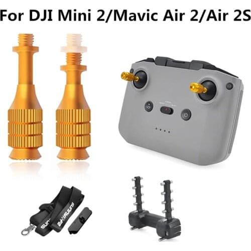 Mavic Air 2 Min 2 Controller Sticks Accessories Length Adjustable Thumb Rocker Joystick Spare Parts for DJI Drone