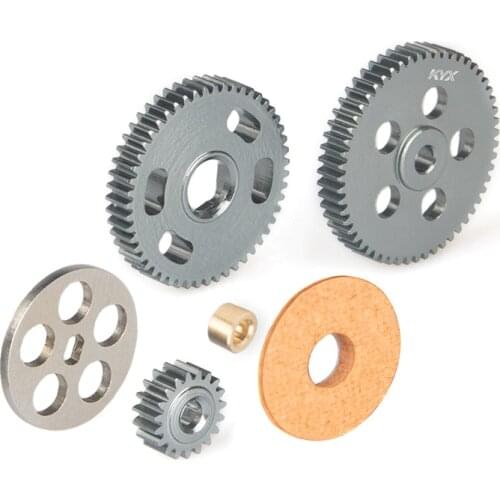 KYX Racing Aluminum Transmission Gear Set Upgrades Parts Accessories for RC Crawler Car Axial SCX24 Deadbolt JLU C10 B-17