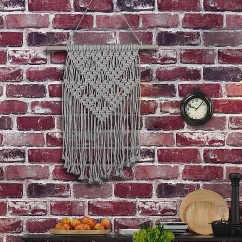 LYN&GY Macrame Wall Art Handmade Wall Hanging Tapestry with Lace Fabrics Bohemian Hanging Decoration Best Gift