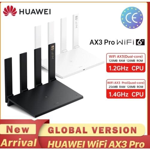 Global Version HUAWEI AX3 Pro Router Dual-core Quad Core WiFi 6 + Router 3000 Mbps Tap to connect Easy Set up