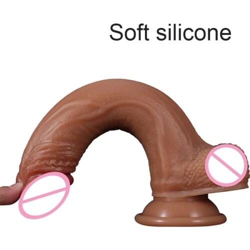 Huge Dildo for Women with Suction Cup Artificial Realistic Skin Big Penis Dick Masturbator Erotic G Spot Adult Sex Toys Product