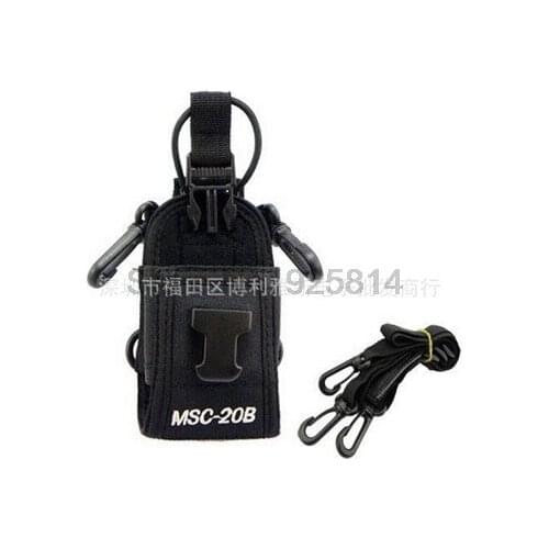 By dhl or ems 200pcs Baofeng Radio Case Holder MSC-20B Portable Pouch For Kenwood Yaesu ICOM Baofeng UV-5R Walkie Talkie