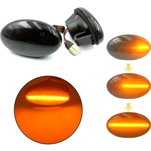 1 Pair Turn Signal Light Blinker Light For Mercedes Benz Smart A-Class Citan Vito Car Led Dynamic Side Marker Light Sequential