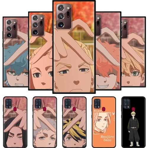 Tokyo Revengers Anime Silicone Phone Case For Samsung 20 Ultra 10 Lite 8 9 Plus 5G M51 M31 F62 F22 F52 M42 5G M12 M32 M62 Cover