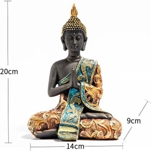 1 Piece Resin Buddha Sculpture Statue Buddhism Buddhist Figure Figurine