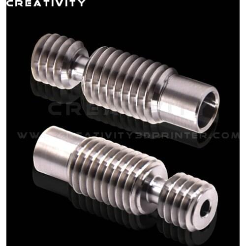 V6 Titanium Alloy Throat Heat break TC4(Grade5) for E3D V6 Remote Hotend Heater Block 1.75mm All-Metal 3d printer parts