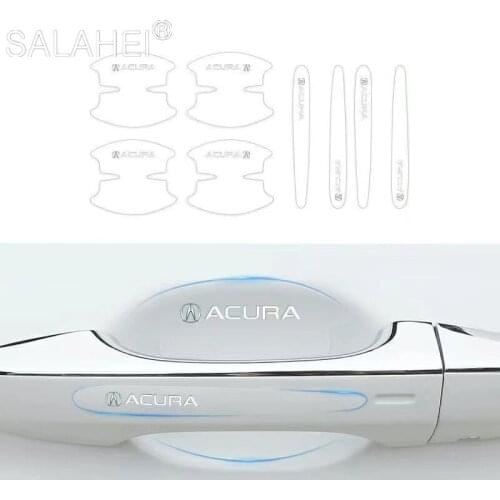 TPU Car Door Bowl Handle Scratches Transparent Invisible Sticker For Acura CDX 2016-2020 MDX 2001-2017 RDX 2012-2019 TLX-L 2018
