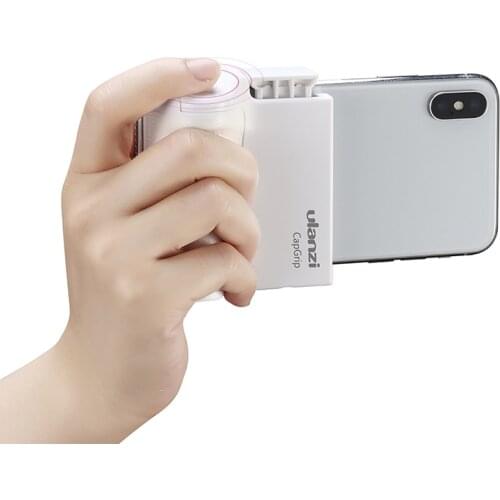 Ulanzi CapGrip Bluetooth Selfie Booster Handle Grip Anti-Shake Phone Stabilizer Holder Universal for Android Phone iPhone X 12