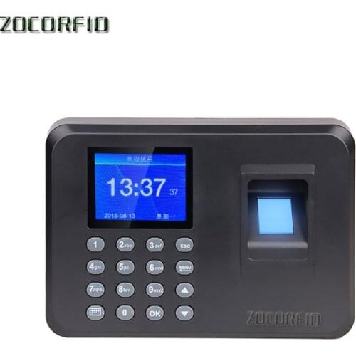 Ingerprint Attendance Machine Intelligent Employee Checking-in Recorder Access Control System with 2.4 Inch LCD Screen