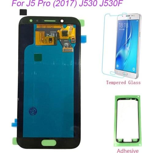 AMOLED LCD Screen For Samsung Galaxy J5 Pro (2017) J530 J530F J530Y Touch Screen Digitizer LCD Display For Samsung J5 Pro J530
