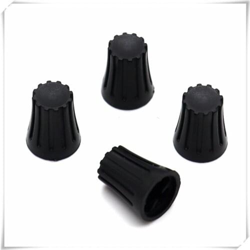 10 Pieces Plastic Knobs Diameter 12mm Height 14.5mm Without Indication Mark D-Axis Inner Hole 6mm