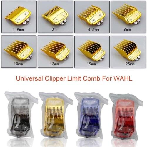 8Pcs Universal Hair Clipper 1.5/3/4.5/6/10/13/19/25mm Limit Combs Electric Clipper Positioning Comb Replacement Tools For WAHL