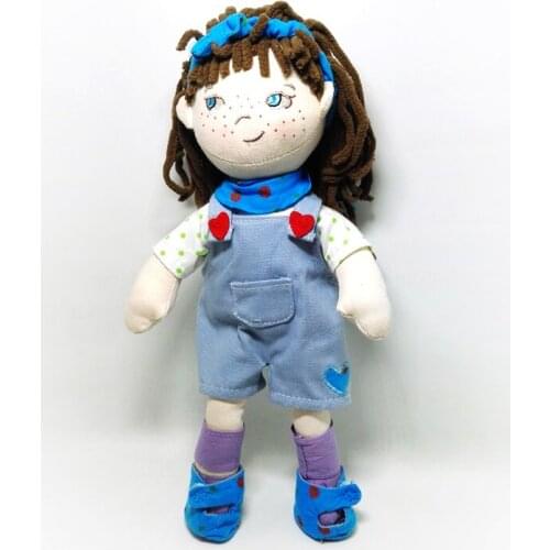 Free shipping High quality baby to sleep soft handmade dolls children comfort soft toys cloth doll baby doll gift girl 30cm