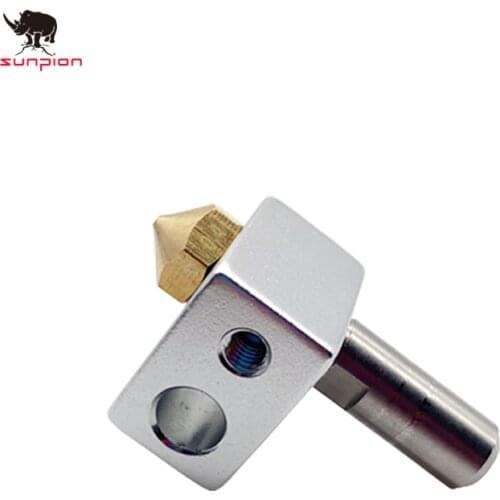 MK10 Printer Parts Hotend Kit 0 .4mm Copper Nozzle M7 Thread Heatbreak with PTFE Tube And Aluminum Heater