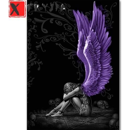 DIY Diamond painting Angel girl full square round diamond embroidery sale mosaic picture rhinestone 5D decoration home puzzle