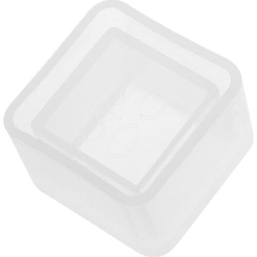 Cube Flower Pot DIY Silicone Molds Garden Planter Cement Concrete Vase Soap Moulds