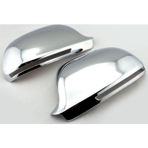 Matt Chrome Side Mirror Cover Q3 2011+ Pearl Chrome Silver Wing Mirror Caps for Audi A3 & S38P 2008-2011 A4 A5 A6 S3 S4