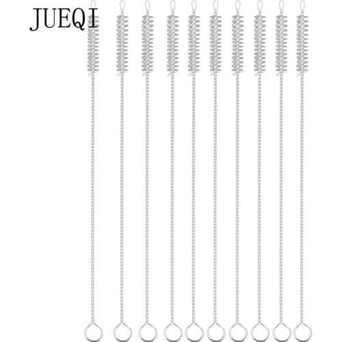 Nylon Tube Brushes Straw Set For Drinking Straws / Glasses / Keyboards / Jewelry Cleaning Brushes Clean Tools 10pcs