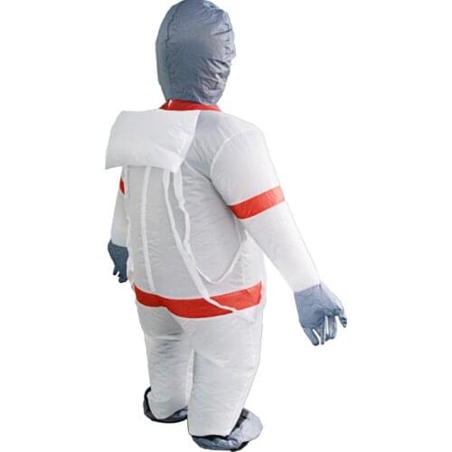 Inflatable Spaceman Costume Anime Cosmonaut Cosplay Halloween Costume for Men Astronaut Clothing
