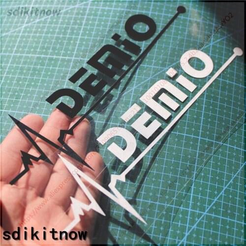 1pc New Heart Car Decal Sticker Styling Windows Door Decoration For Mazda Demio 2016 2018 accessories 2016 2018 2019