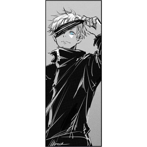 Personality Jujutsu Kaisen Gojo Satoru Decal Window Trunk Personality DIY Waterproof Windshield Car Stickers Apply To Car Window