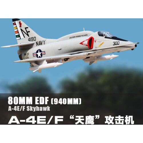 Freewing 80mm 12-Blade EDF A-4E/F Skyhawk Jet ,KIT ,KIT with servo and PNP,RC airplane model,A4,A-4,A 4,A4E/F,A 4E/F