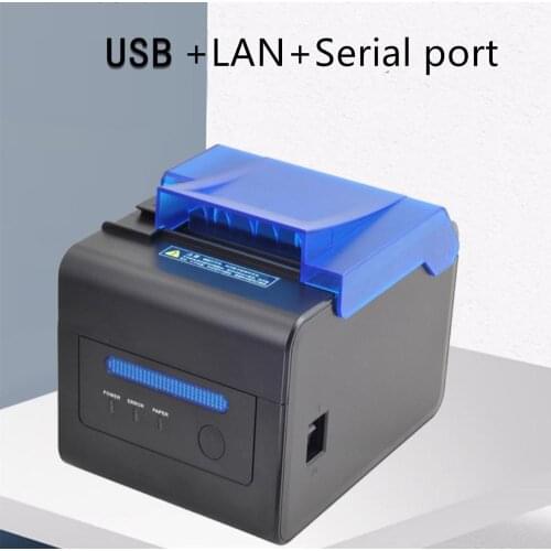 Professional Kitchen Printer 80mm Thermal Receipt Printer Pos Printer With Sound and Lighting Alarm Automatic paper cutting