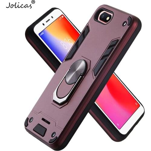 Silicone Cases For Xiaomi Redmi 5A Car Ring Stand Holder Protective TPU Cover Xiaomi Redmi 5A Prime 6A 7 Prime Y3 6 7A Y1