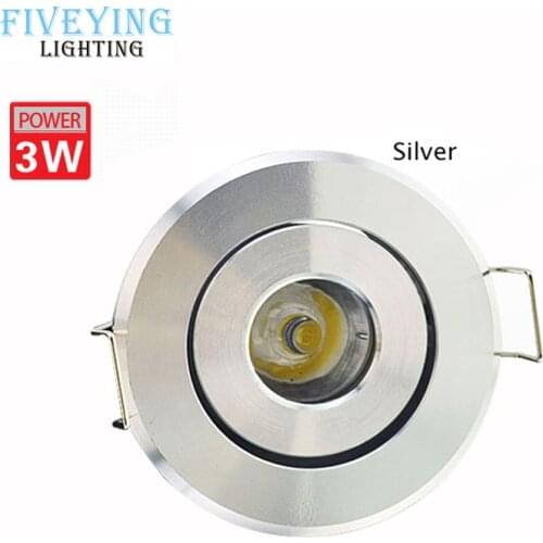 1W 3W LED Downlight Lamp Warm White Nature White Pure White Recessed LED Spot Light AC110-240V