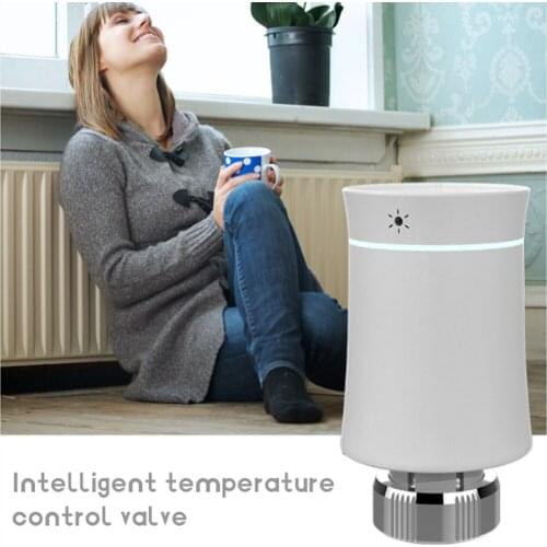 Tuya Zigbee TRV Thermostatic Valve LED Display Screen Intelligent Home Life Temperature Controller Constant Radiator Thermostat