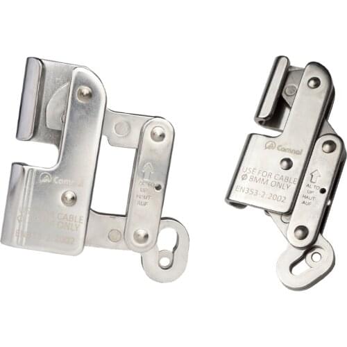 Fall Protection Rope Grab Stainless Steel Safety Cable Device Hardware Outdoor Rock Climbing Gear Auto Rope Lock