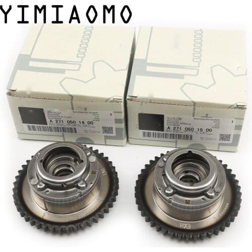 M271 1.8T 2× Camshaft Adjuster Gears Intake & Exhaust For Benz C 200 CGI C 180 E 260 CGI E 200 CGI Coupe SLK 200 A 271 050 14 00