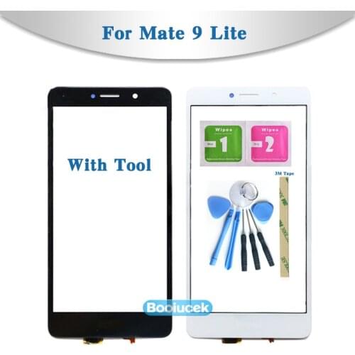 High Quality 5.5" For Huawei Mate 9 Lite Touch Screen Digitizer Sensor Outer Glass Lens Panel